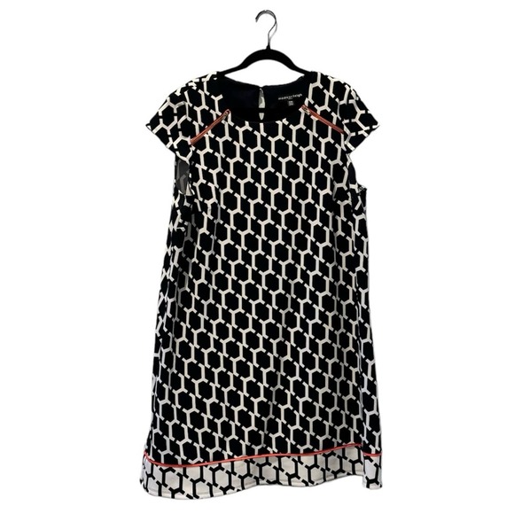 madison leigh Dresses & Skirts - Madison Leigh Cap Sleeve Dress | Geometric Design | 20W